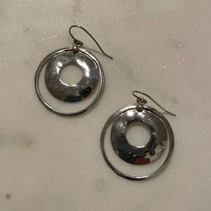 Silpada 925 Sterling Silver Circular Earrings